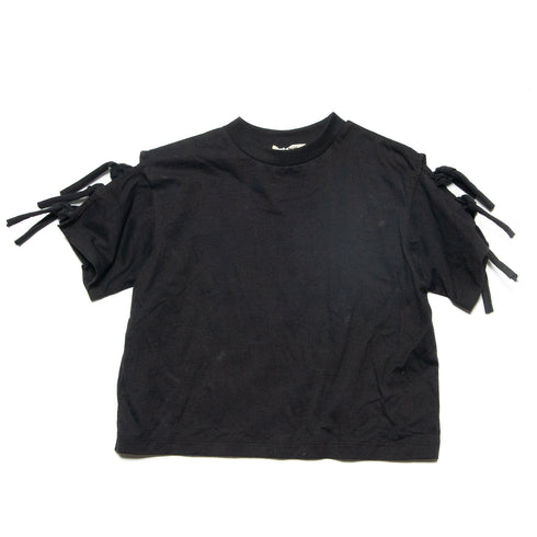 【S/M】袖リボンTシャツ 3524506W